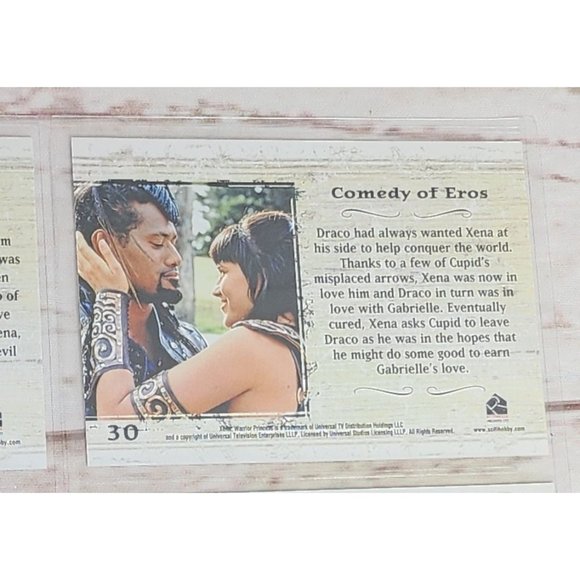 Xena Warrior Princess Collectible 9 Trading Card Bundle -Rittenhouse Archives - Picture 9 of 14